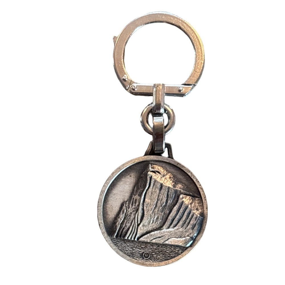 Rare Prudential Sterling Silver Coin Medallion 100 Year Anniversary Key Chain